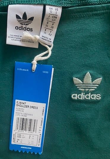 ADIDAS sukienka damska sportowa  rozmiar 36/ 38 EJ9347. NOWA