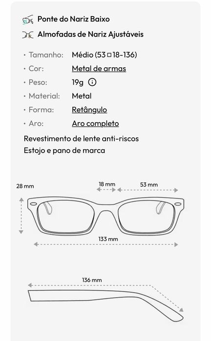 Óculos graduação Oakley original - Impecável