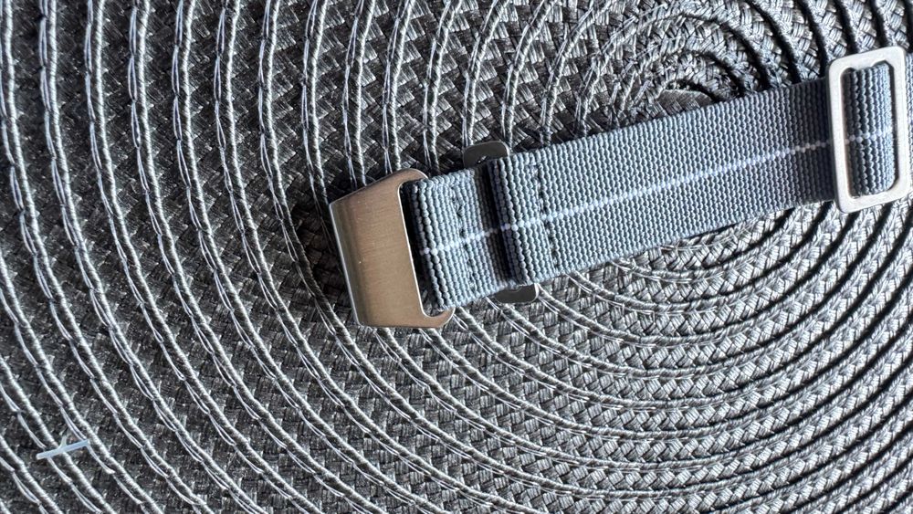 Nowy pasek do zegarka NATO Marine French/Nationale 20mm szaro-biały