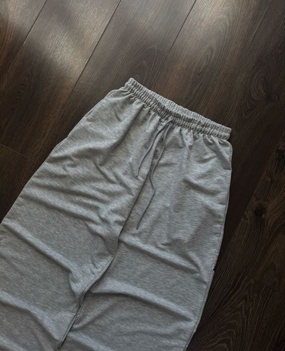 Широкий Спортивний Костюм Baggy Boxy Fit Oversize Зіп Худі Штани Парашути Сірий Серый Skater Flared Буткат Широкого Крою YZY Yeezy Gap Jaded Y2K SK8