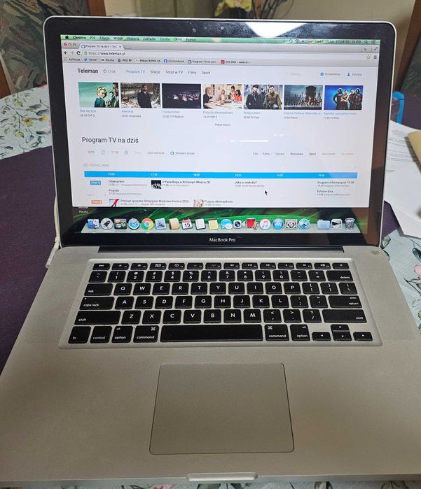 Komputer przenośny McBook Pro 15"