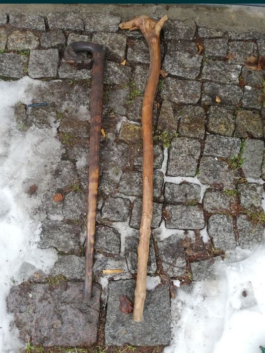 Stare drewniane laski, laska 20 sztuk cena do negocjacji