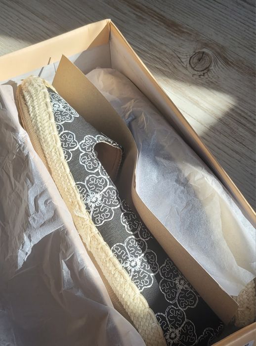 Buty espadryle haft