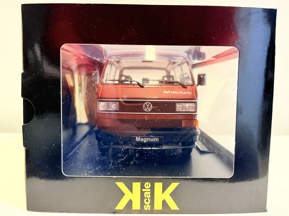 Volkswagen VW T3 Multivan MAGNUM 1/18 KK-Scale kolor bordowy metallic