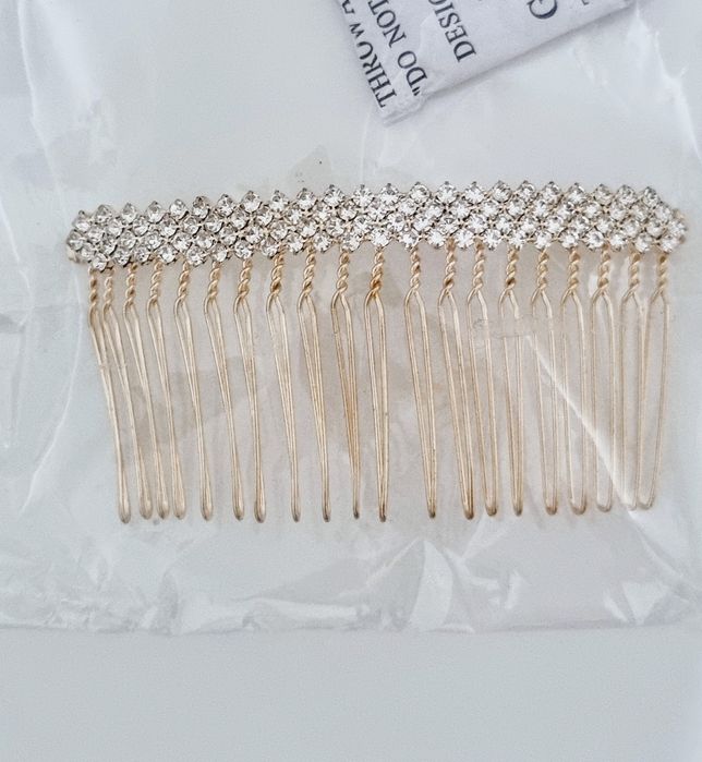 Spinka, wsuwka, grzebyk, ozdoba do włosów z diamencikami