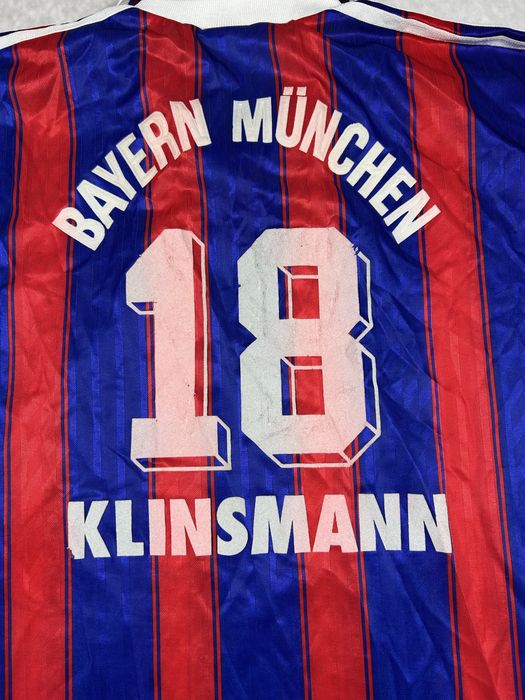 Koszulka klubowa Adidas Fc Bayern Munchen 1995/1997 18 Klinsmann XL Vintage
