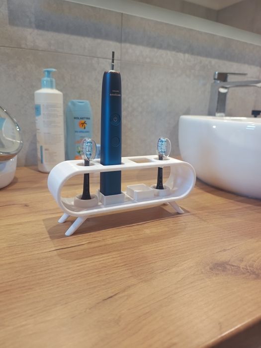 Stojak pod 2 szczoteczki oraz 2 końcówki Philips Sonicare