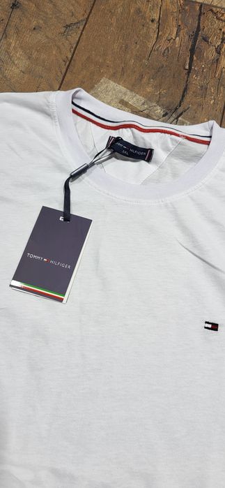 Biała koszulka męska t-shirt bawełna premium XXXL