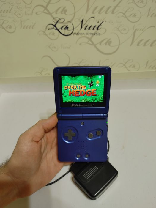 Nintendo game boy advanced SP AGS-101 + картридж игра + зарядка