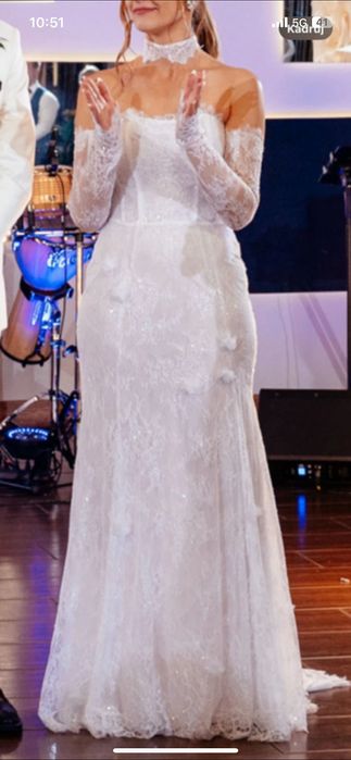 Suknia ślubna syrenka