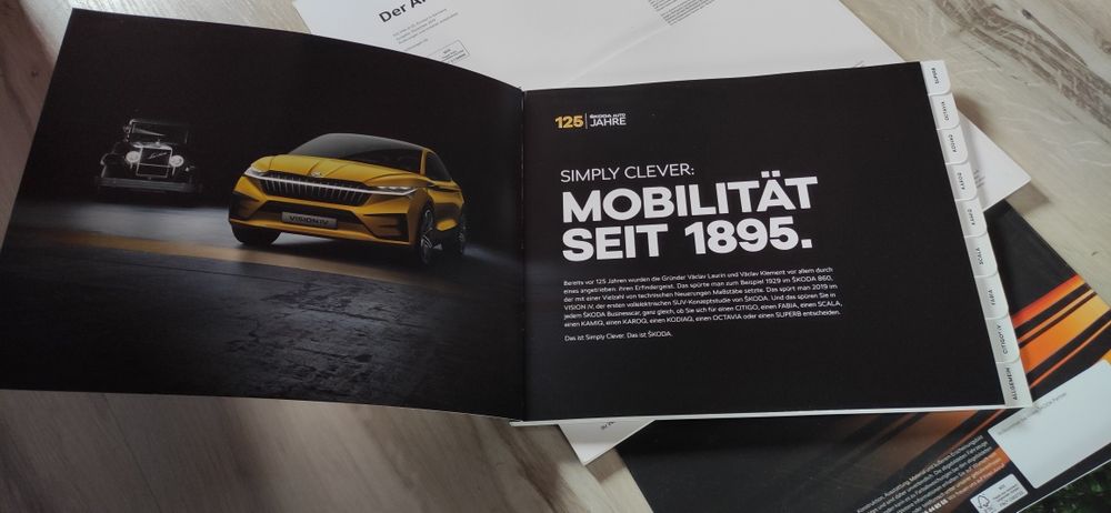 Prospekt folder skoda business cars katalog samochodów oferta reklama