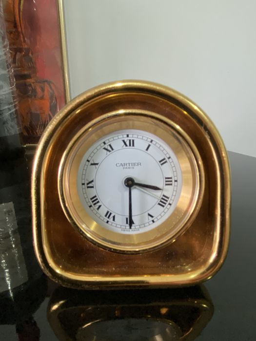 Relogio de Viagem CARTIER Dourado 7504