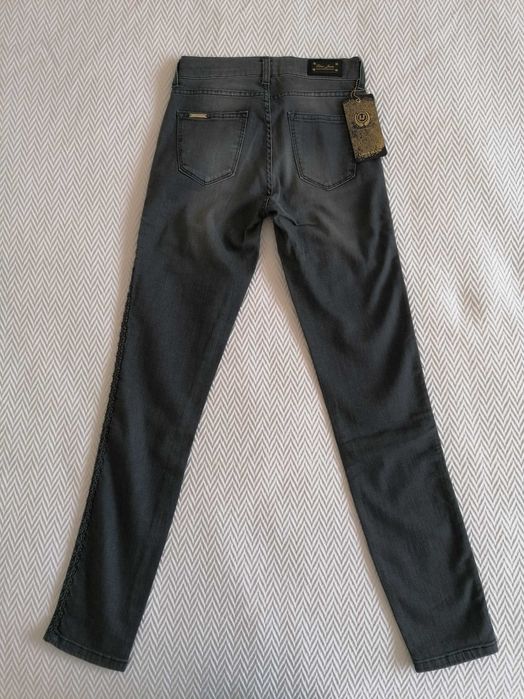 Calças de ganga cinzentas da Liber Jeans, Novas, 36, Made in Portugal