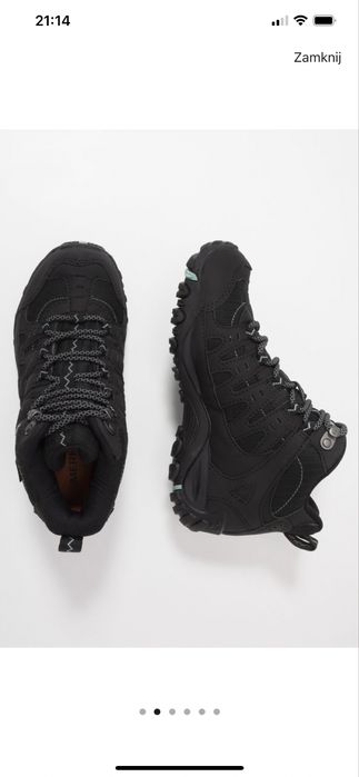 MERRELL ACCENTOR MID GTX GORE-TEX buty damskie - rozm. 41 / wkładka 27