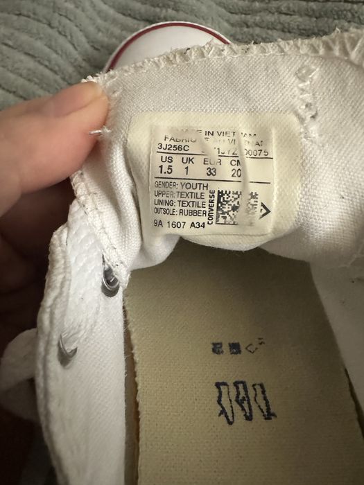 Trampki converse rozmiar 33