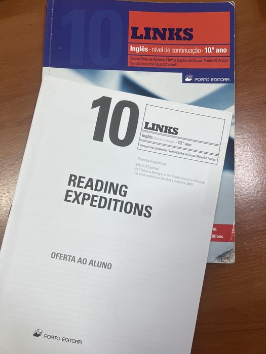 Manual de ingles e caderno de atividades 10° ano