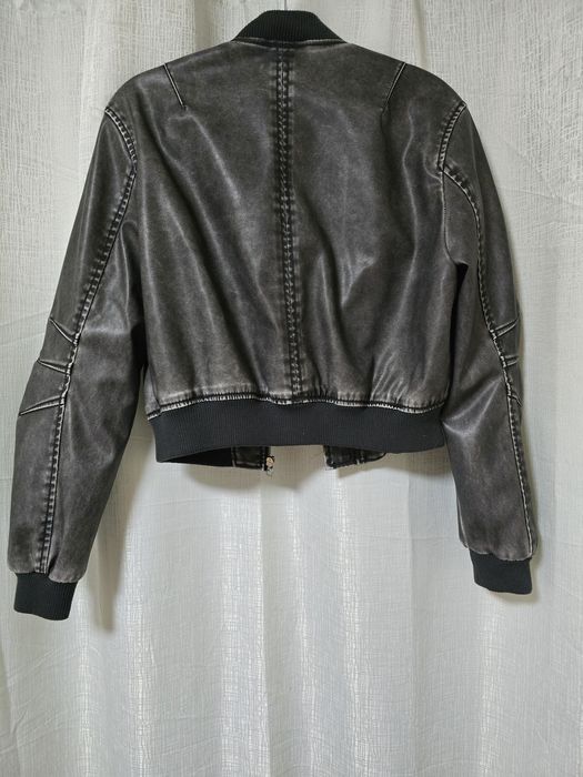 Blusão Bomber Cabedal