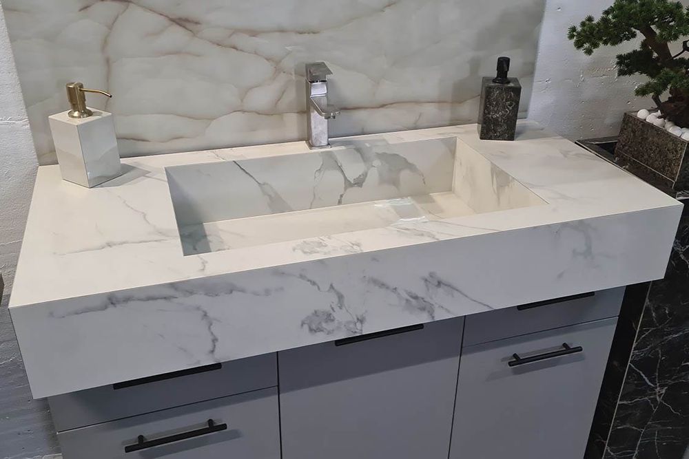 Umywalka z plytek pod zamowienie