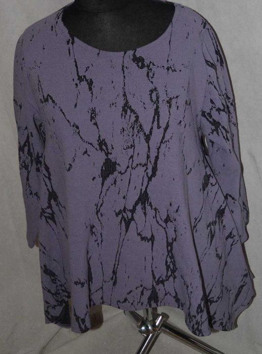 Trapezowa luzna tunika oversize Posser cosido