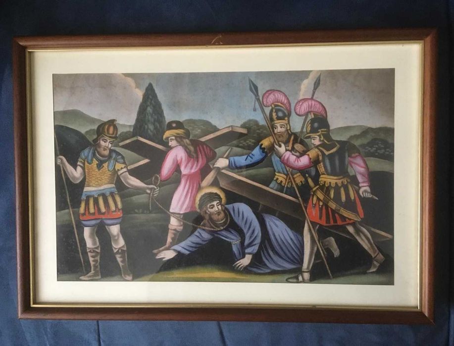 Stations of the Cross Paintings (Stations V, VII, VIII, and XIII)64552860898435121