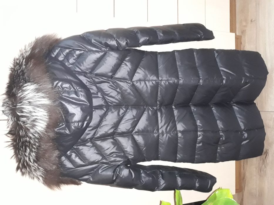 Пуховик с чернобуркой