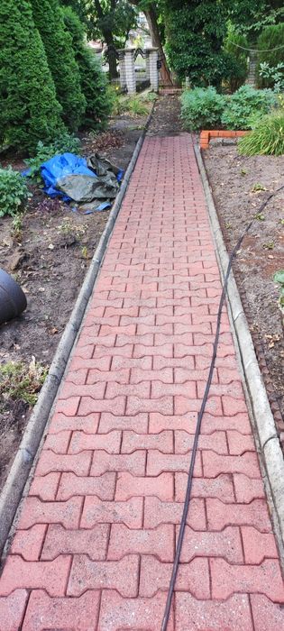 Mycie kostki brukowej, tarasów, podjazdów i elewacji