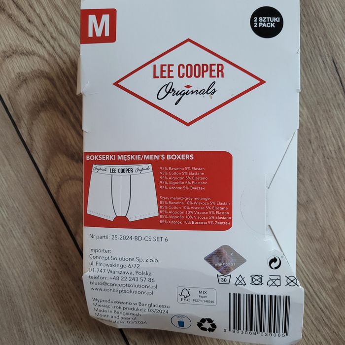 Bokserki męskie r.M Lee Cooper