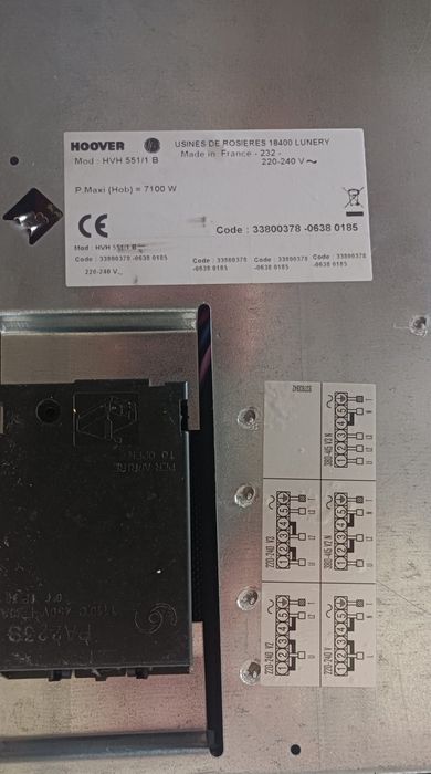 Placa vitroceramica HOOVER a estrear