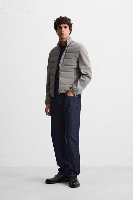 Pikowana kurtka ZARA XL