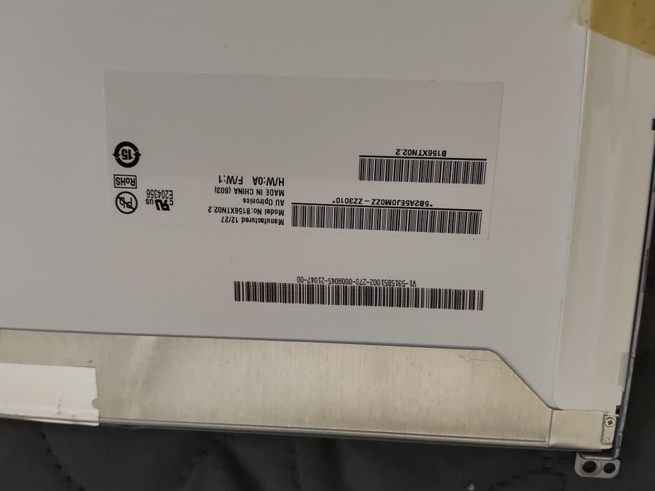 Vendo ecrã para portátil  b156xtn02.2