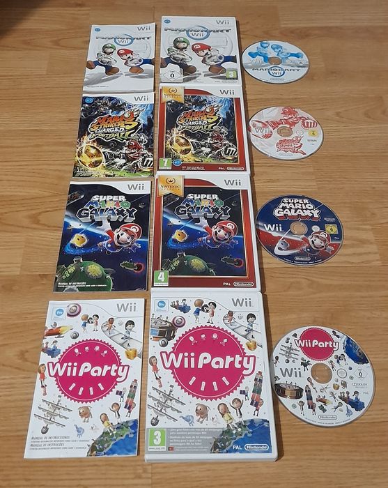 Jogos Nintendo Wii/Wii U (Originais,Completos,Versão PT)
