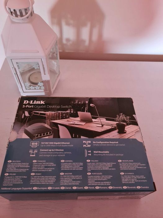 Switch D-LINK DGS-105 (5 Portas Gigabit - 1000 Mbps)