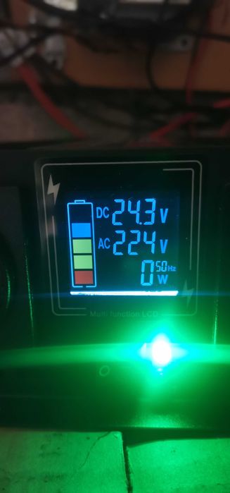 Inversor Onda Pura 24v para 220v Novo para Camião Sistema solar etc