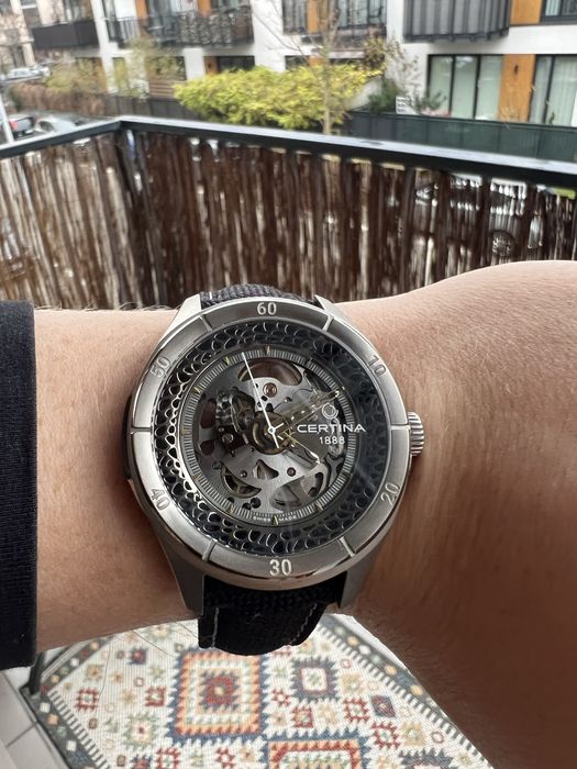 Limitowany tytanowy zegarek Certina DS Skeleton