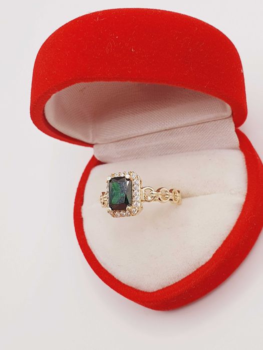 Śliczny złoty pierścionek 585 14K r.12