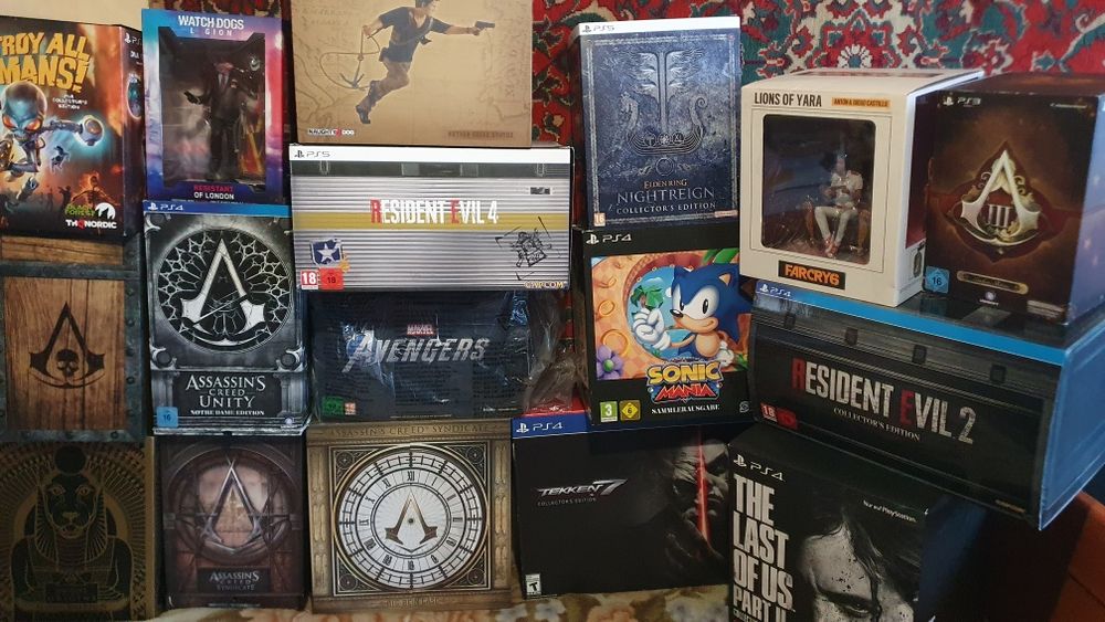 Assassin's creed collector's edition, days gone игры для ps4