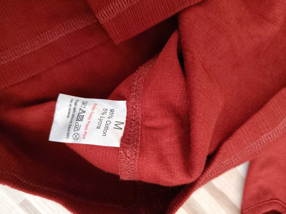 Bluzka t-shirt, Basic, długi rękaw, nowy, M