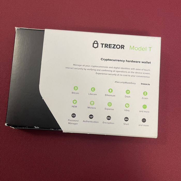 Trezor Model T crypto wallet