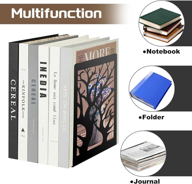 6 Suportes de livros trava livros - 17,2x 12x 9,3 cm NOVO ENVIO GRÁTIS