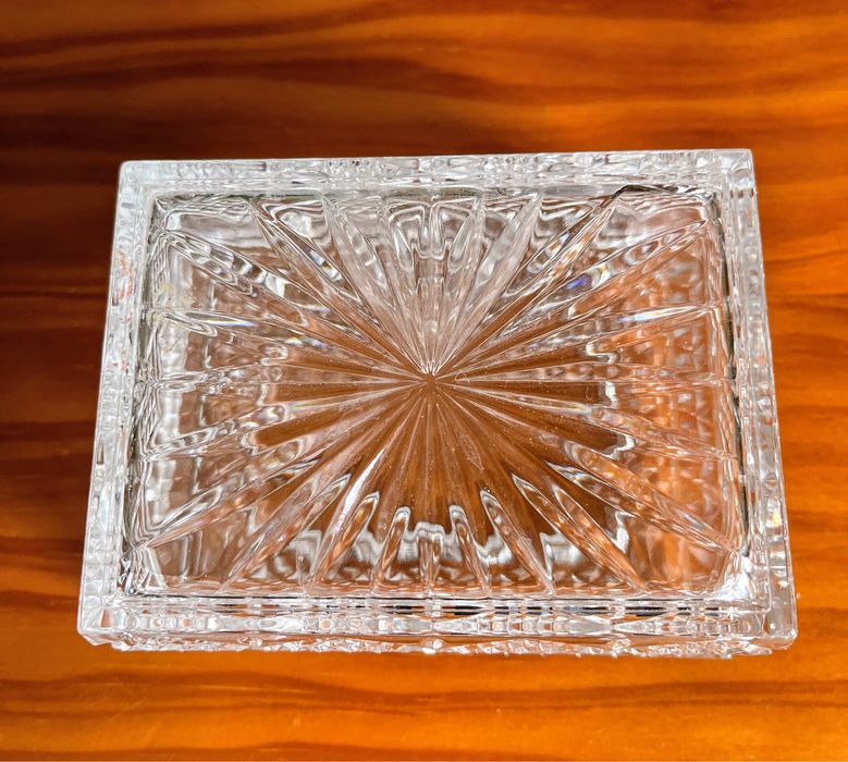 Caixa de Joias Vintage em Cristal