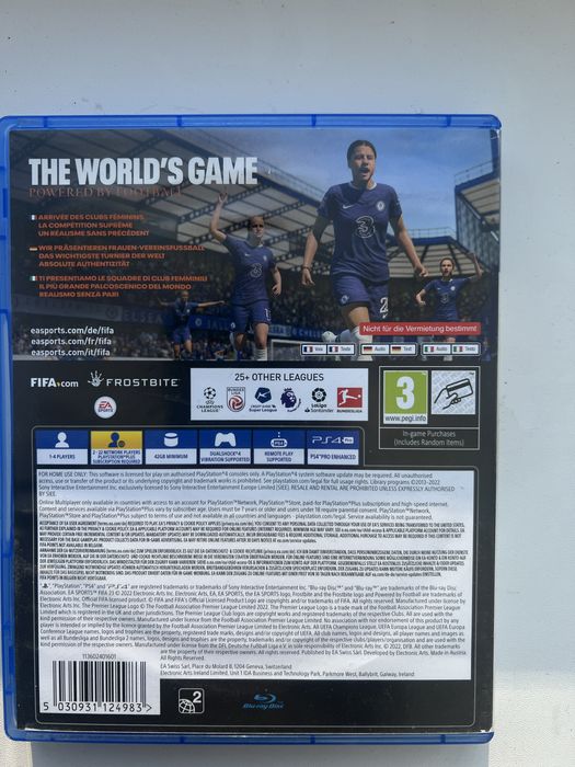 Гра Marvel Spider Man 2(PS5) та FIFA 23(PS4)