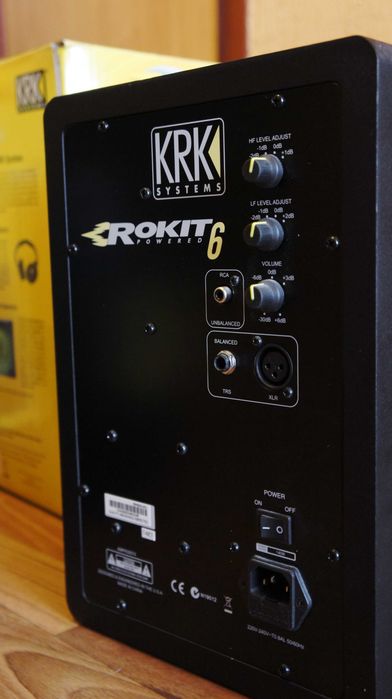 Студійні монітори KRK ROKIT RP6 G3 + 2 кабелі Jack - XLR в подарунок