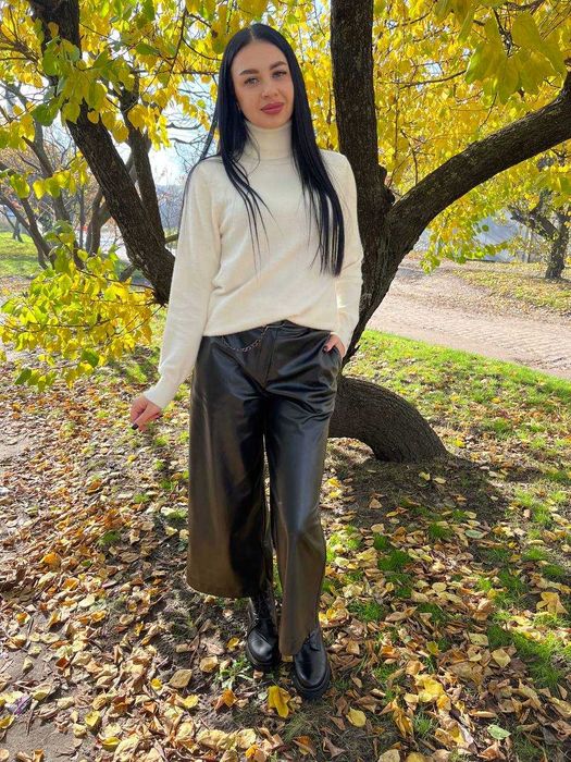 Жіночі шкіряні штани бермуди Туреччина