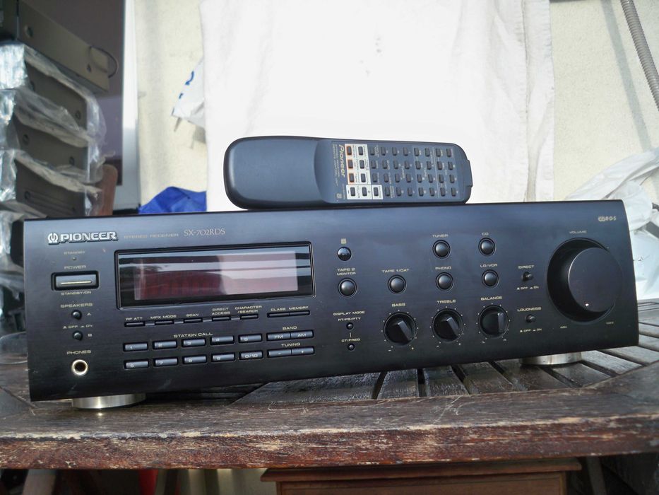 amplituner Pioneer SX-702RDS alu front, RDS, opcjonalnie pilot CU-SX150