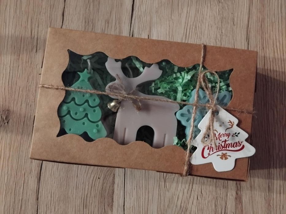 Sojowe świeczki świąteczne