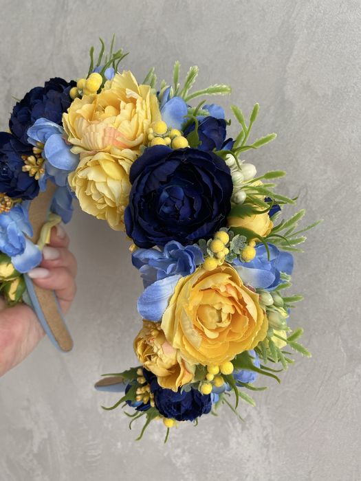 Віночок вінок на голову украінський вінок обруч обідок