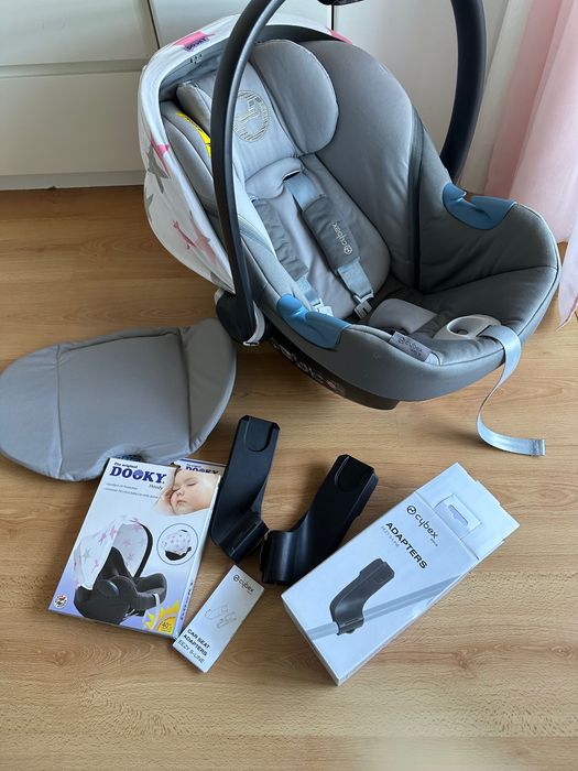 Ovo Cybex Aton M I-Size + protector antebraço+ capa para ovo