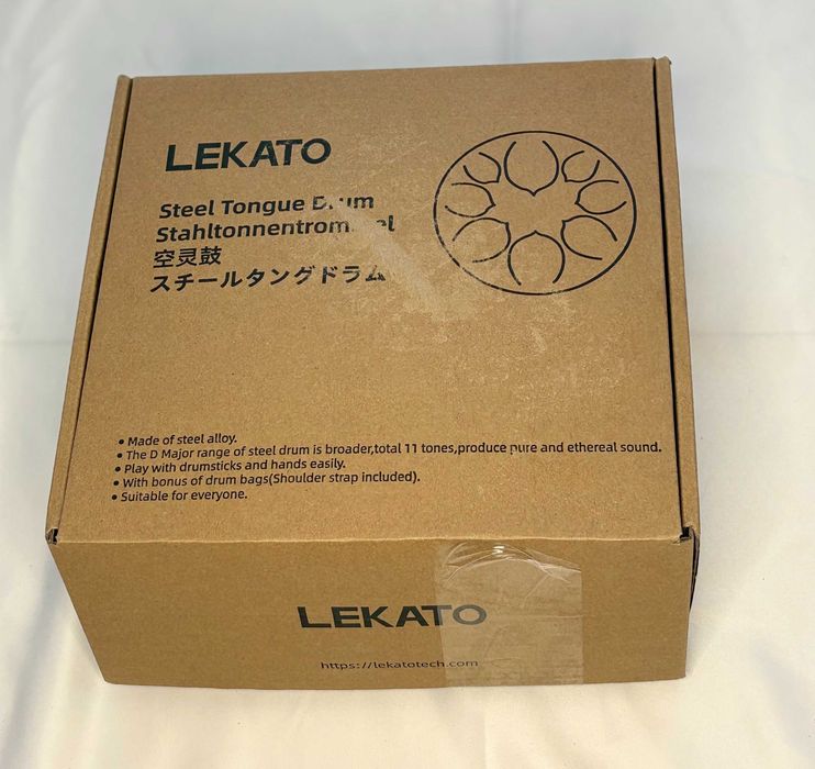 LEKATO Bęben Językowy Relaks Medytacja Joga  + Torba Boho