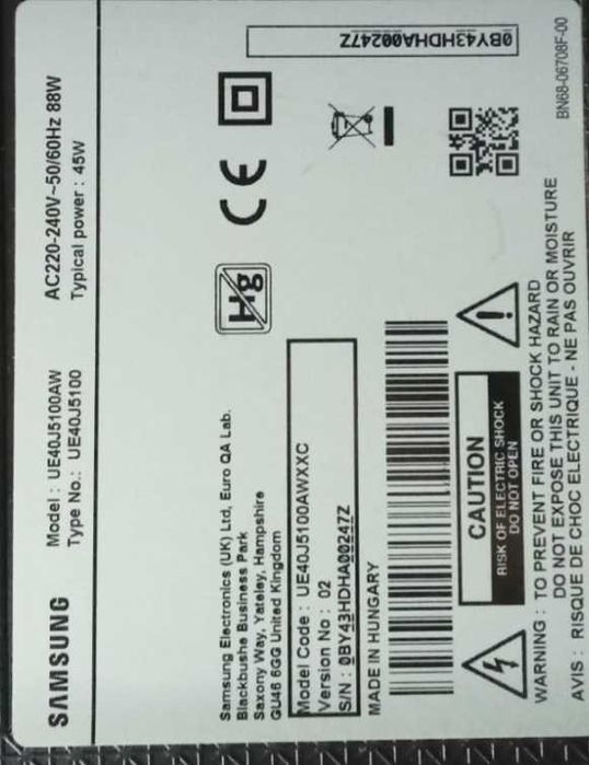 4 Tv para peças. Samsung e HANNSPREE 42cm para peças.