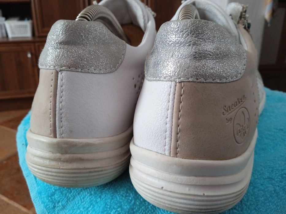 Rieker 42 sneakersy skóra naturalna